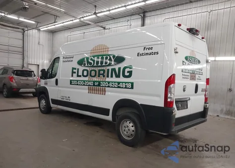 2020 Ram Promaster 2500 High Roof 159 Wb from USA, damaged, VIN 3C6TRVDG3LE139694